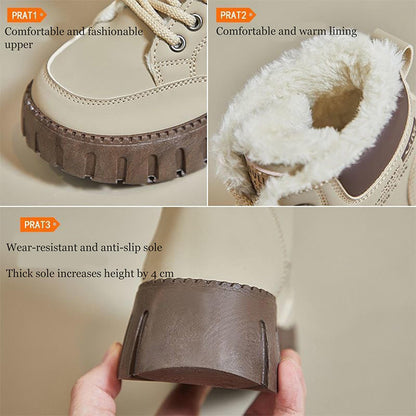 Varme utendørs snøstøvler for kvinner om vinteren